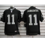 nike nfl jerseys oakland raiders #11 janikowski black[elite]
