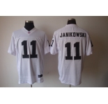 nike nfl jerseys oakland raiders #11 janikowski white[Elite]