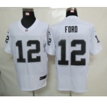 nike nfl jerseys oakland raiders #12 jacoby ford white[elite]