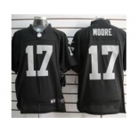 nike nfl jerseys oakland raiders #17 denarius moore black[Elite]