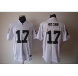 nike nfl jerseys oakland raiders #17 denarius moore white[Elite]