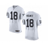 nike nfl jerseys oakland raiders #18 andre holmes white[2015 new Elite][holmes]