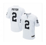 nike nfl jerseys oakland raiders #2 pryor white[Elite]