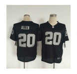 nike nfl jerseys oakland raiders #20 allen black[Elite][allen]