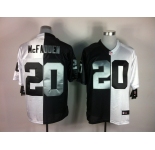 nike nfl jerseys oakland raiders #20 darren mcfadden white-black[Elite split]