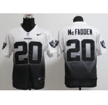 nike nfl jerseys oakland raiders #20 darren mcfadden white-grey[Elite drift fashion][second version]