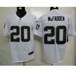 nike nfl jerseys oakland raiders #20 mcfadden white[elite]