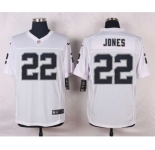 nike nfl jerseys oakland raiders #22 jones white[Elite]
