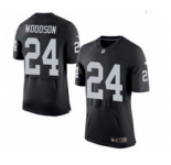 nike nfl jerseys oakland raiders #24 woodson black[2015 new Elite][woodson]