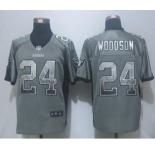 nike nfl jerseys oakland raiders #24 woodson grey[Elite drift fashion][woodson]