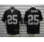 nike nfl jerseys oakland raiders #25 hayden black[Elite]