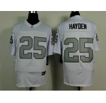 nike nfl jerseys oakland raiders #25 hayden white[Elite grey number]