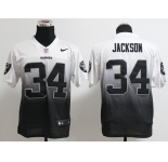 nike nfl jerseys oakland raiders #34 jackson white-grey[Elite drift fashion][second version]