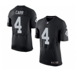 nike nfl jerseys oakland raiders #4 carr black[2015 new Elite]