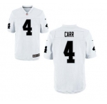 nike nfl jerseys oakland raiders #4 carr white[Elite]