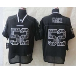 nike nfl jerseys oakland raiders #52 mack black[Elite united sideline]