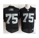 nike nfl jerseys oakland raiders #75 howie long black[Elite]