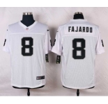 nike nfl jerseys oakland raiders #8 fajardo white[Elite][fajardo]