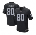 nike nfl jerseys oakland raiders #80 streater black[Elite]