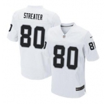 nike nfl jerseys oakland raiders #80 streater white[Elite]
