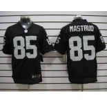 nike nfl jerseys oakland raiders #85 mastrud black[Elite][mastrud]