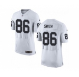 nike nfl jerseys oakland raiders #86 lee smith white[2015 new Elite]