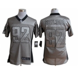 nike nfl jerseys oakland raiders #92 seymour grey[Elite shadow]