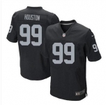 nike nfl jerseys oakland raiders #99 houston black[Elite]
