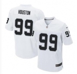 nike nfl jerseys oakland raiders #99 houston white[Elite]