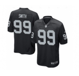 nike nfl jerseys oakland raiders #99 smith black[Elite][smith]