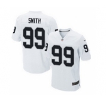 nike nfl jerseys oakland raiders #99 smith white[Elite][smith]