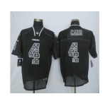 nike oakland raiders #4 derek carr black jerseys[lights out elite]