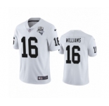 Las Vegas Raiders #16 Tyrell Williams White 2020 Inaugural Season Vapor Limited Jersey
