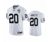 Las Vegas Raiders #20 Damon Arnette White 2020 Inaugural Season Vapor Limited Jersey