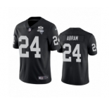 Las Vegas Raiders #24 Johnathan Abram Black 2020 Inaugural Season Vapor Limited Jersey