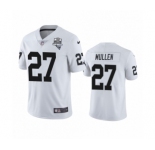 Las Vegas Raiders #27 Trayvon Mullen White 2020 Inaugural Season Vapor Limited Jersey