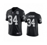 Las Vegas Raiders #34 Bo Jackson Black 2020 Inaugural Season Vapor Limited Jersey