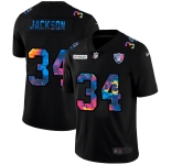 Las Vegas Raiders #34 Bo Jackson Men's Nike Multi-Color Black 2020 NFL Crucial Catch Vapor Untouchable Limited Jersey