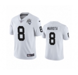Las Vegas Raiders #8 Marcus Mariota White 2020 Inaugural Season Vapor Limited Jersey