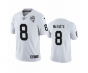 Las Vegas Raiders #8 Marcus Mariota White 2020 Inaugural Season Vapor Limited Jersey