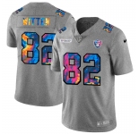 Las Vegas Raiders #82 Jason Witten Men's Nike Multi-Color 2020 NFL Crucial Catch NFL Jersey Greyheather
