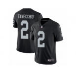 Men Nike Oakland Raiders #2 Giorgio Tavecchio Black Team Color Vapor Untouchable Limited Player NFL Jersey