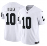 Men's Las Vegas Raiders #10 Desmond Ridder White 2024 F.U.S.E. Vapor Stitched Football Jersey