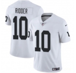 Men's Las Vegas Raiders #10 Desmond Ridder White 2024 Vapor Stitched Football Jersey