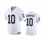 Men's Las Vegas Raiders #10 Jimmy Garoppolo White 2023 F.U.S.E Vapor Untouchable Stitched Football Jersey