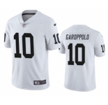 Men's Las Vegas Raiders #10 Jimmy Garoppolo White Vapor Untouchable Stitched Football Jersey