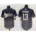 Men's Las Vegas Raiders #13 Hunter Renfrow Black Limited Stitched Baseball Jersey