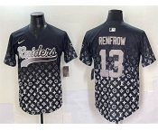 Men's Las Vegas Raiders #13 Hunter Renfrow Black Limited Stitched Baseball Jersey