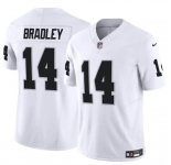 Men's Las Vegas Raiders #14 Carter Bradley White F.U.S.E. Vapor Football Stitched Jersey