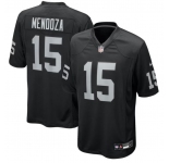 Men's Las Vegas Raiders #15 Fernando Mendoza Black 2026 Football Stitched Game Jersey